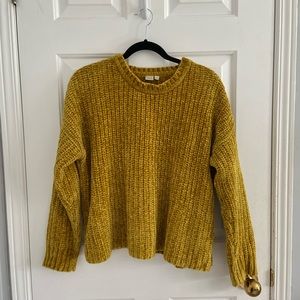 Twik Mustard Yellow Chenille Sweater